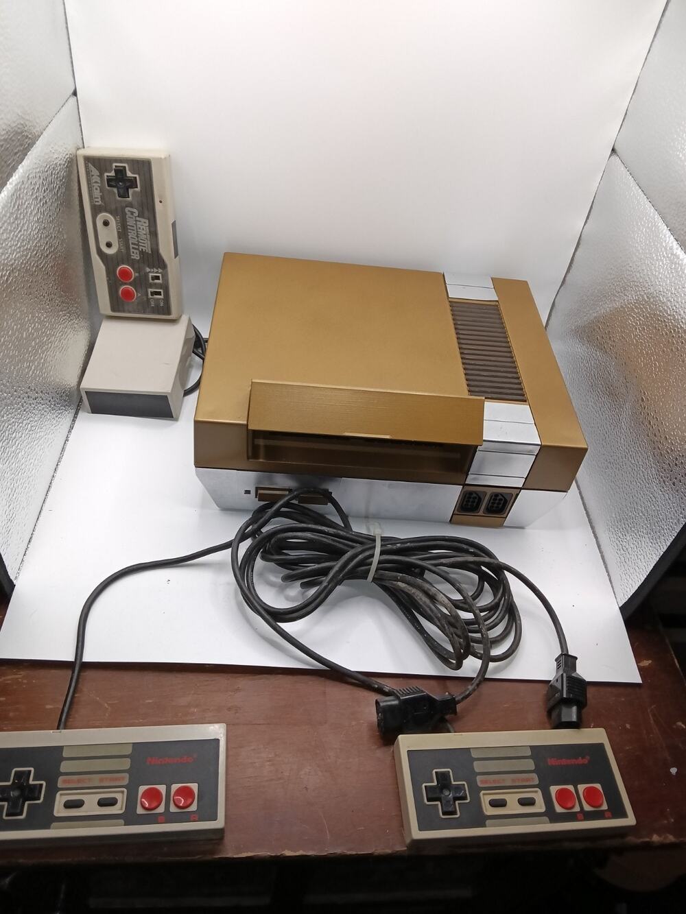 NES 2 Controllers And A Wireless Controller With Dongle Game NOT Included